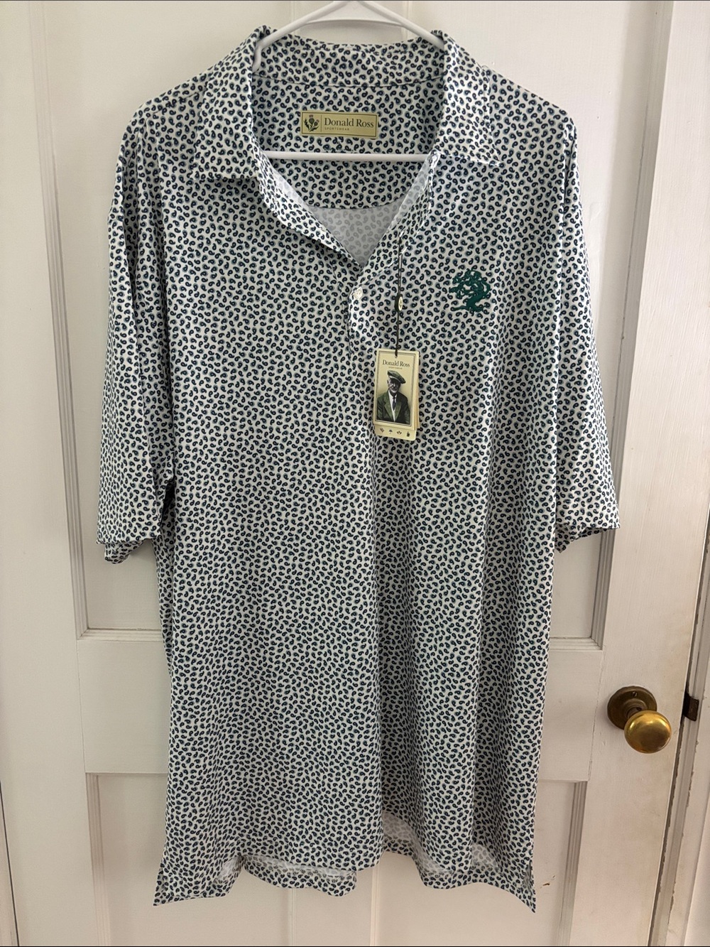 Treehouse Brewery Donald Ross Paisley Print Polo- Golf Shirt #2